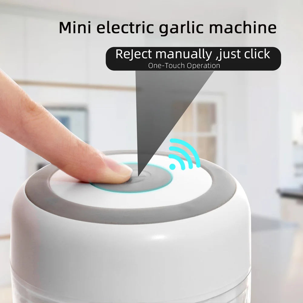 Hachoir électrique de cuisine, Mini broyeur d'ail, hachoir à viande Portable USB, hachoir à légumes pour Gadgets de cuisine