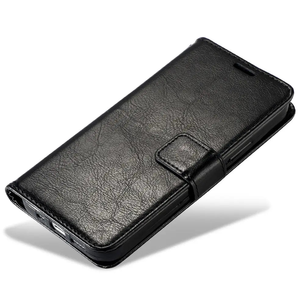 Étui portefeuille classique en cuir pour téléphone Samsung Galaxy A26 A36 5G A56 A16 4G A06 M15 F15 M55 C55 F55 - Accessoires
