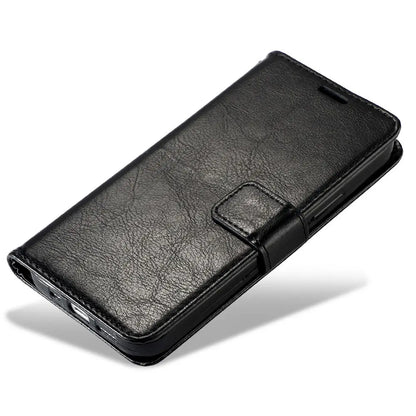 Étui portefeuille classique en cuir pour téléphone Samsung Galaxy A26 A36 5G A56 A16 4G A06 M15 F15 M55 C55 F55 - Accessoires