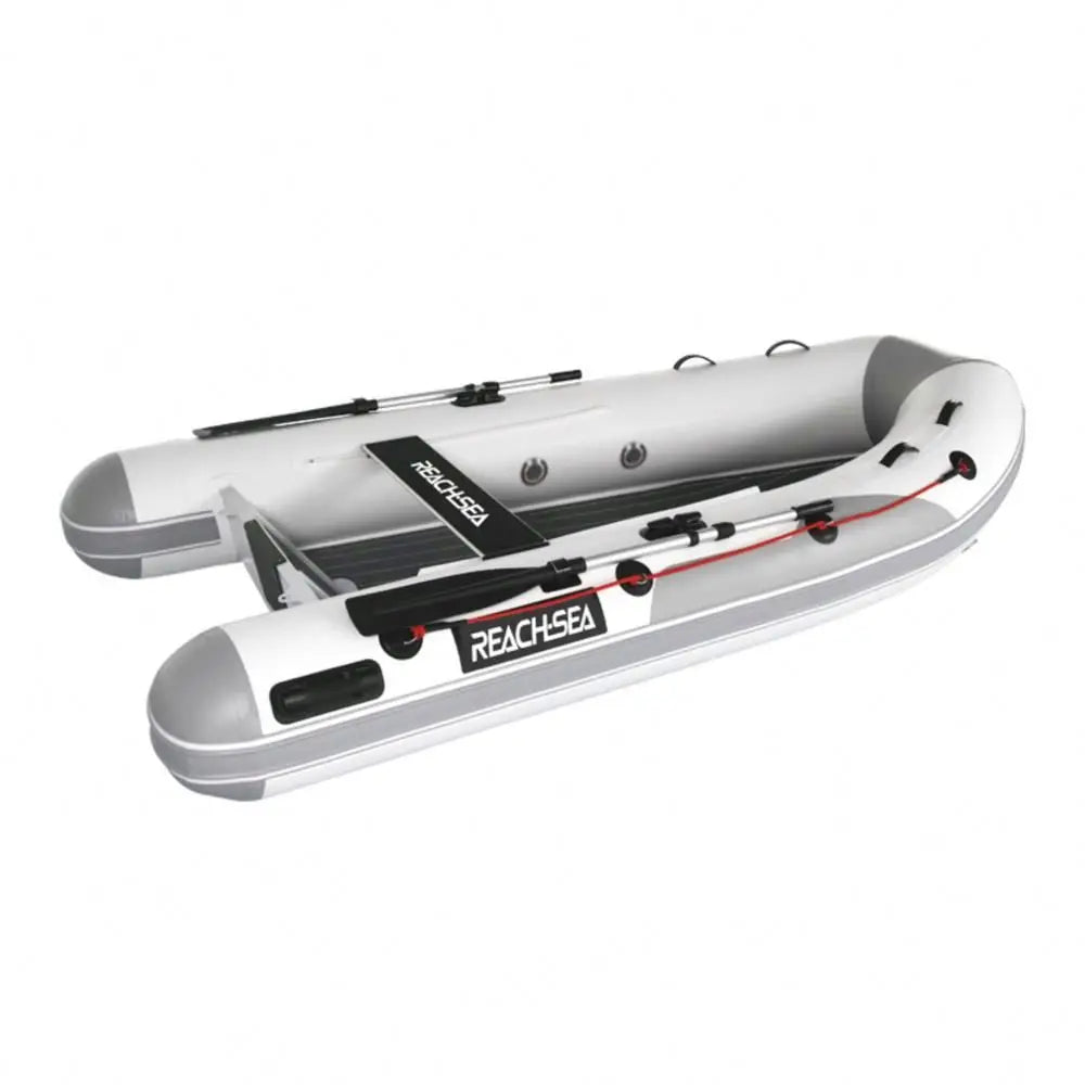 REACHSEA ul  2025 Cheap Luxury Inflatable Rib Boat China Aluminum Foldable Pontoon Boat Kits with CE