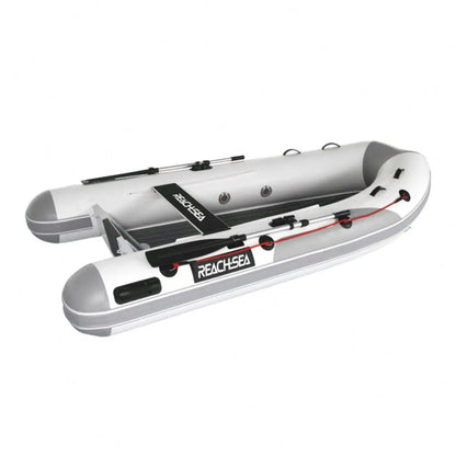 REACHSEA ul  2025 Cheap Luxury Inflatable Rib Boat China Aluminum Foldable Pontoon Boat Kits with CE