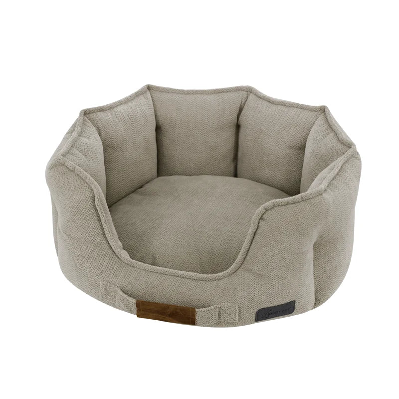 Home Trendy XL Dog Bed Sofa Luxury Pet Beds Calming Pet Sofa Bed New Arrival Faux Fur PP Oxford Fabric Solid Pattern Wholesale