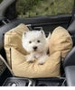 2024 Waterproof Dog Car Seat Bed Soft Luxury Dog Beds Travel Pet Carrier Bag Pet Car Seat Custom LOGO Designer Dog Products