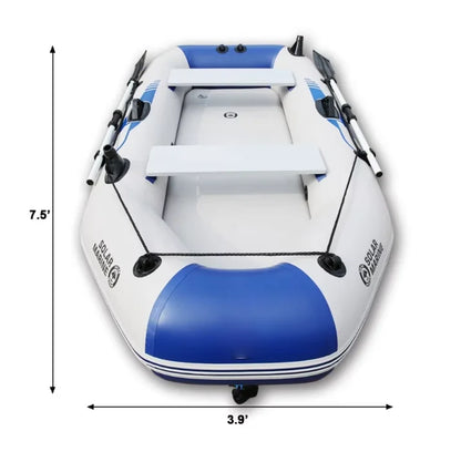 High Speed 78 "x 50" Length CE Certification Inflatable Motor Folding Fishing Float Rowing  PVC Boat for Fishing