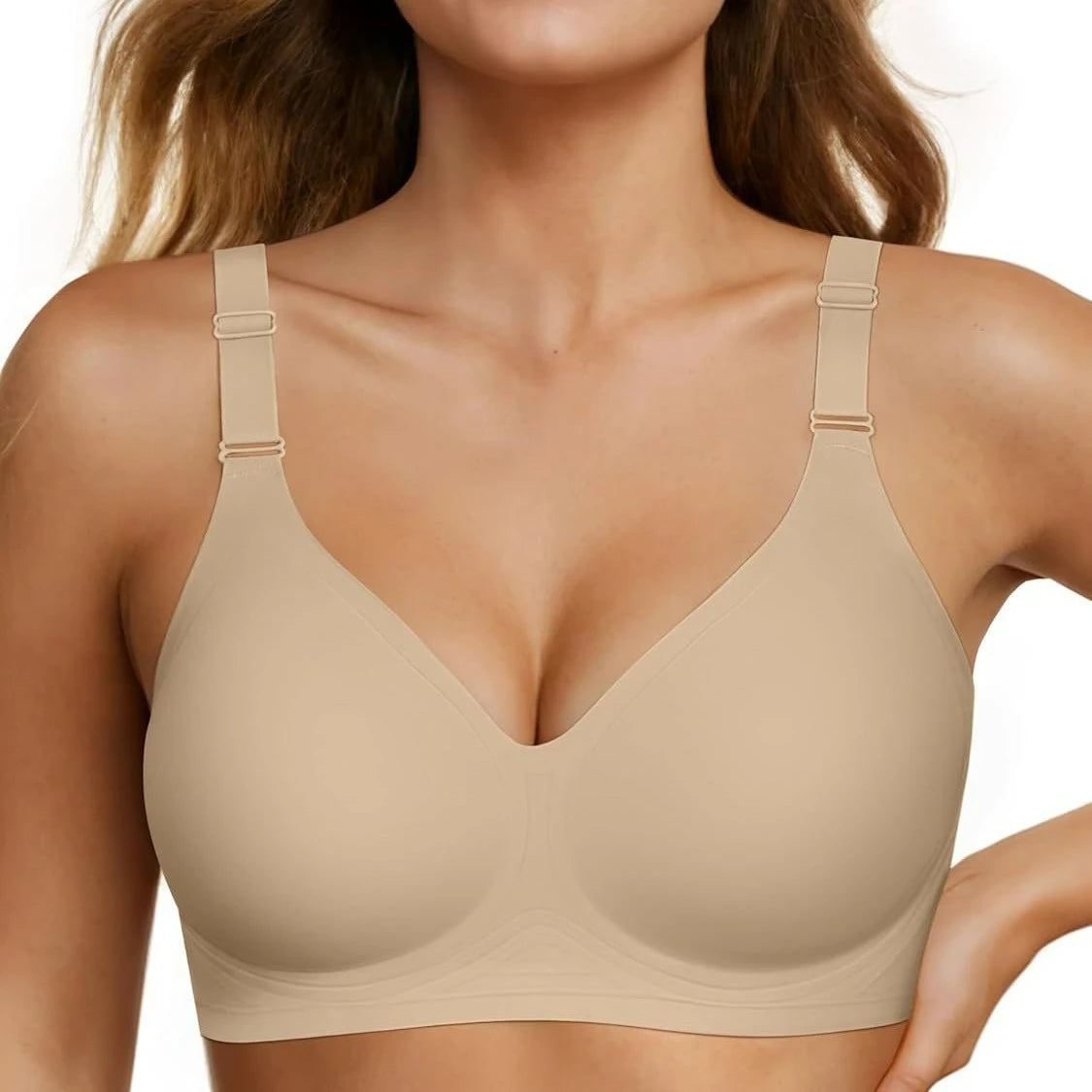 Women Seamless Bra Wireless Push up Daily Comfort Bralette