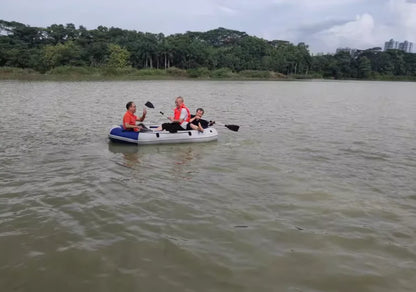 High Speed 78 "x 50" Length CE Certification Inflatable Motor Folding Fishing Float Rowing  PVC Boat for Fishing