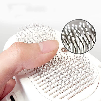 Factory Wholesale Multifunctional Pet Spray Comb USB One-touch De-shedding Hair Cleaning Automatic Dog Cat Grooming Brush Comb