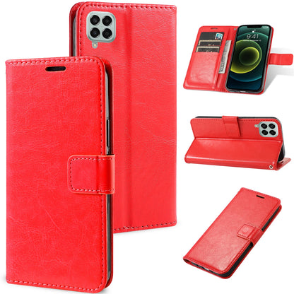 Étui portefeuille classique en cuir pour téléphone Samsung Galaxy A26 A36 5G A56 A16 4G A06 M15 F15 M55 C55 F55 - Accessoires