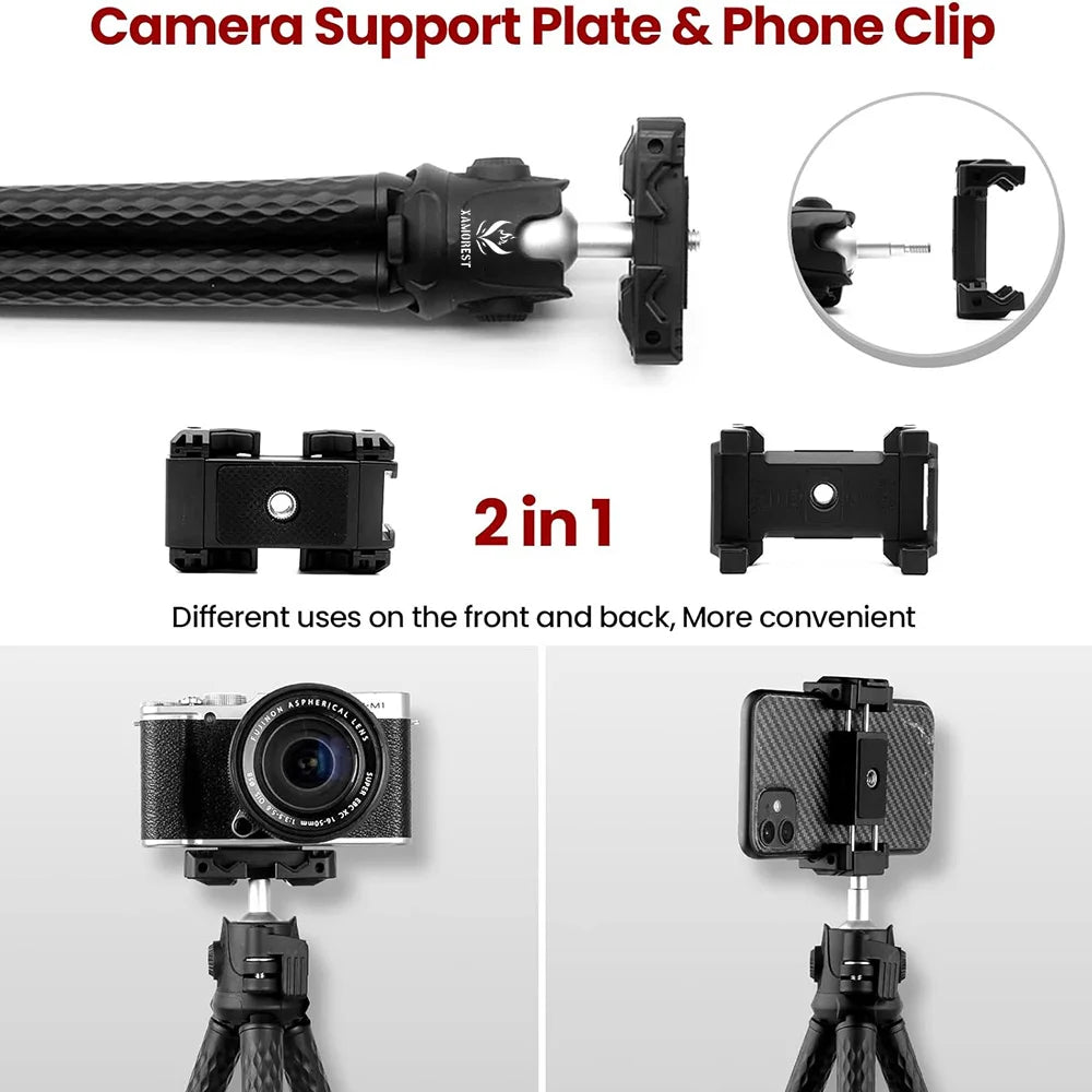 Waterproof and Anti-Crack Phone Tripod Stand Portable Travel Tripod for Live Streaming Vlogging Video Phone Holder