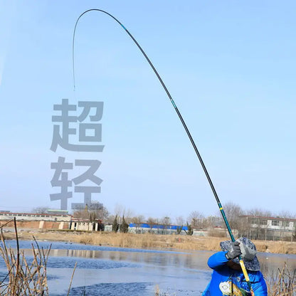 Super Hard 3.6m-12m 20h 19 Action Telescopic Carbon Fishing Rod for Lake and River Taiwan Carp Specialty
