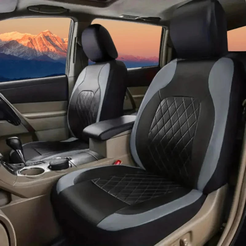 Universal PU Leather Car Seat Cover Auto Seat Cushion Cover Leather Automotive Interior Luxury Car Seat Covers