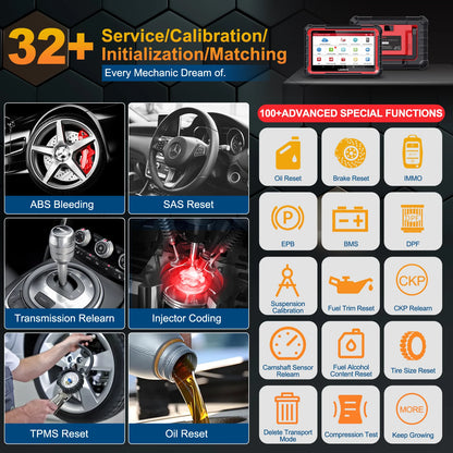 LAUNCH X431 PRO ELITE full system diagnostic tool OBD2 scanner 32 reset CAN FD DOIP coding X-431 V