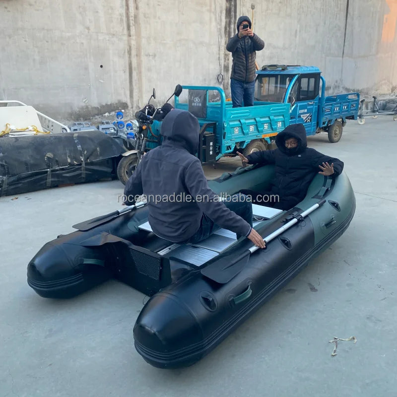 3.8m Inflatable Boat Inflatable Aluminum Floor Boat