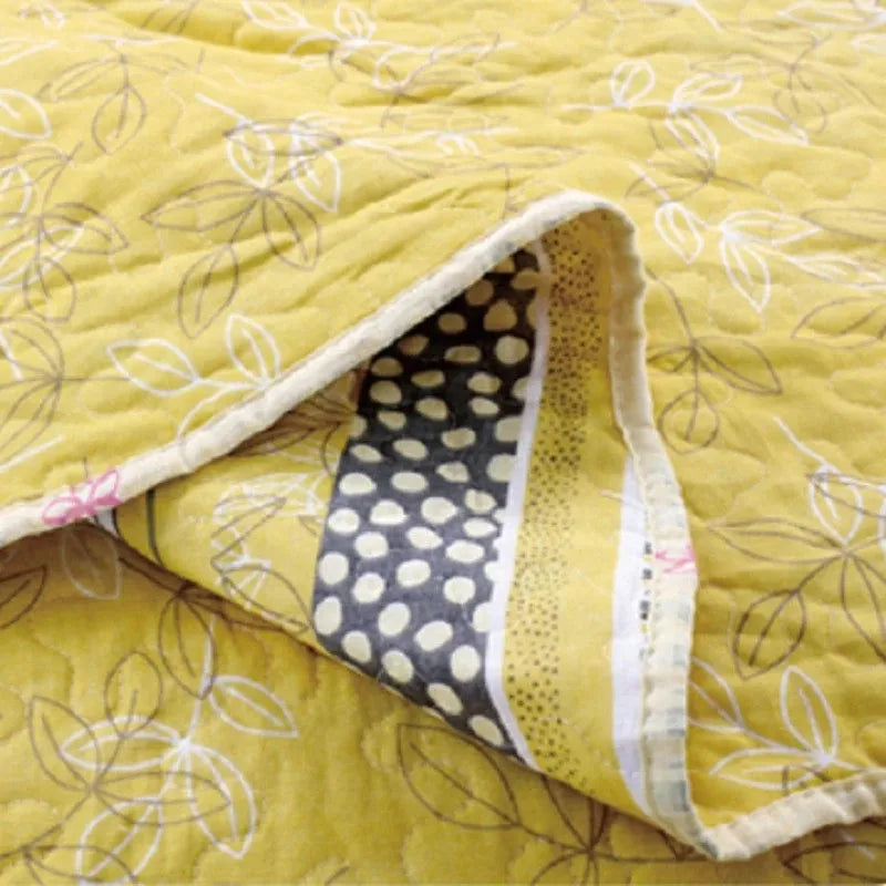 Ensemble de literie en coton, 3 pièces, couvre-lit, couette, Patchwork, style américain