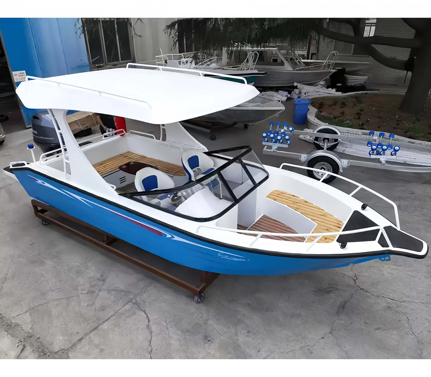 19ft 590cm Aluminum Luxury Sail Used Submarine Yacht Power Jon Boat Electric Catamaran Luxury Yacht Prices Boat Cabin Cruise