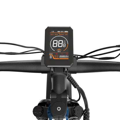 ECORUSH R1 48V 13Ah Fat Tire Mountain Bike Rear Hub Motor CE Certified Electronic Sensor Smart Lithium Battery Power UK EU Stock