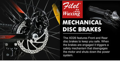 SAMEBIKE XD26-II 26 Inch Aluminum Alloy 750W High Speed High Power Motor Li-ion Battery Mountain Electric Bike