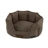 Home Trendy XL Dog Bed Sofa Luxury Pet Beds Calming Pet Sofa Bed New Arrival Faux Fur PP Oxford Fabric Solid Pattern Wholesale