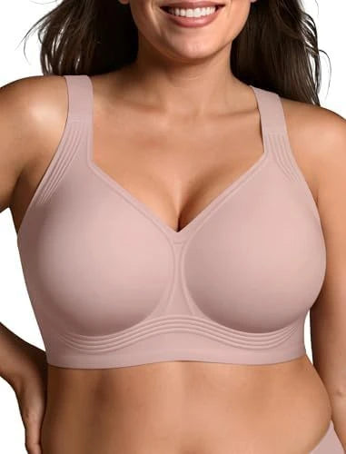 Plus Size Seamless Bra Wireless Anti Sagging Daily Full Coverage
