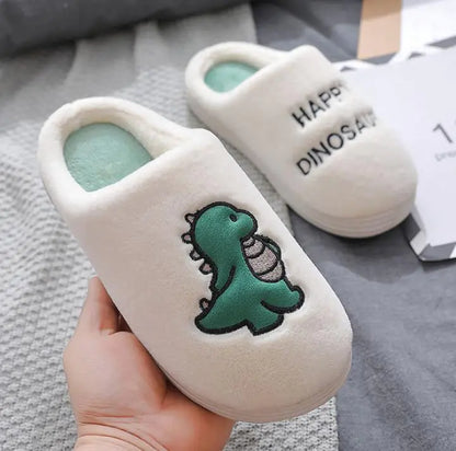 Cute Plush Cotton Slippers for Couples at Home