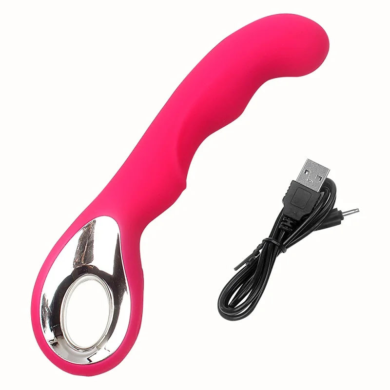 10 vitesses USB Rechargealbe baguette magique masseur gode vibrateurs double Clitoris stimulateur G Spot vibrateur adultes jouets sexuels pour femme