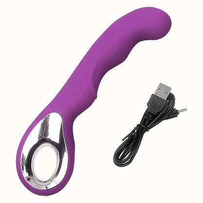 10 vitesses USB Rechargealbe baguette magique masseur gode vibrateurs double Clitoris stimulateur G Spot vibrateur adultes jouets sexuels pour femme