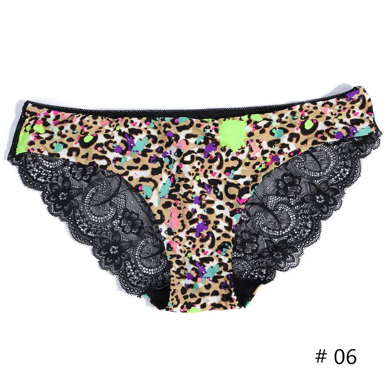 Femmes dentelle culottes sans couture coton culotte évider slips confortable respirant Lingerie dames string grande taille 1 pièces sous-vêtements