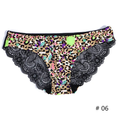 Femmes dentelle culottes sans couture coton culotte évider slips confortable respirant Lingerie dames string grande taille 1 pièces sous-vêtements