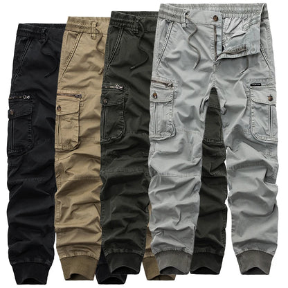 Pantalon cargo tactique pour homme, jogging, style militaire, décontracté, en coton, style hip-hop, avec ruban, collection printemps 2024, 38
