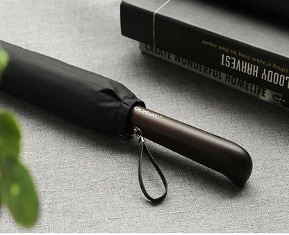 Parapluie coupe-vent pour hommes et femmes, manche en bois, long manche, cadre solide, qualité, 24K, vente chaude, marque