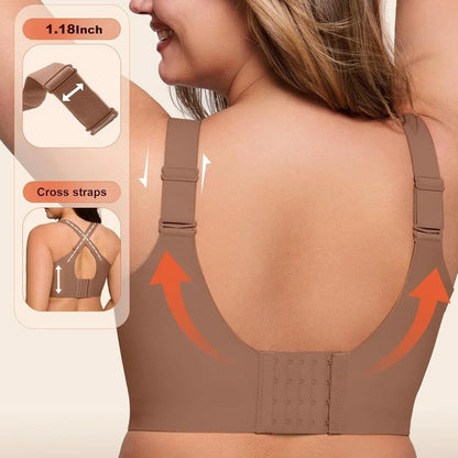 Plus Size Seamless Bra Wireless Anti Sagging Daily Full Coverage