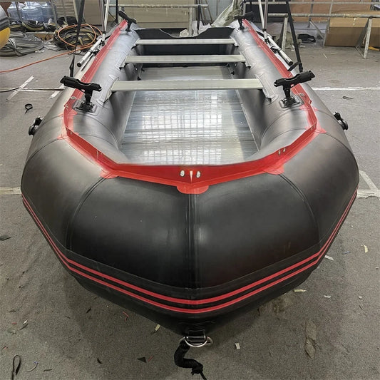 Durable High Quality Zodiac 1.2 mm Pvc Pontoon Rowing Boat Inflatable Rescue Boat Fishing Rubber Boat for Sale