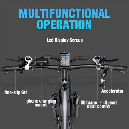 Ridstar E26pro Electric Bicycle 48v 23Ah Dual Motor Custom Logo Ebike Electric Mountain Dirt OEM E Bike Manufacturer for Adults