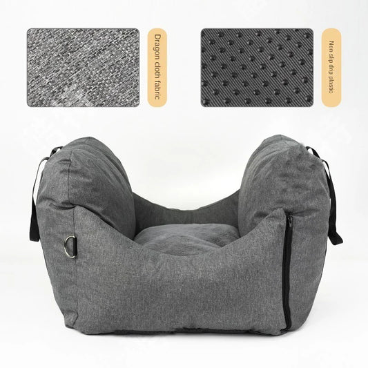 2024 Waterproof Dog Car Seat Bed Soft Luxury Dog Beds Travel Pet Carrier Bag Pet Car Seat Custom LOGO Designer Dog Products