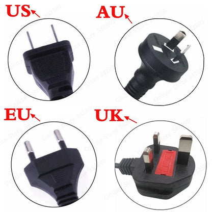 Chargeur de batterie 36V 2A, sortie 42V 2A, entrée 100-240 VAC, chargeur lithium Li-ion Li-poly pour batterie 36V série 10