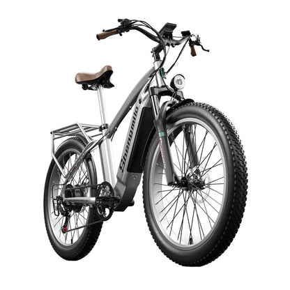 26-inch High-quality Aluminum Alloy Frame Electric Mountain Bike Lithium Dual-drive System Hydraulic Disc Brakes 7-speed Gear