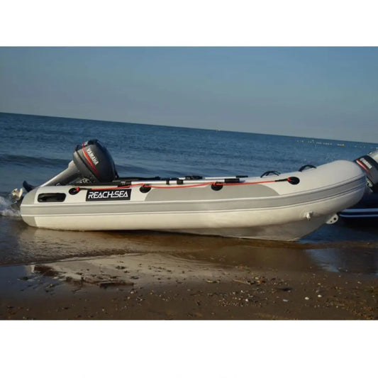 REACHSEA ul  2025 Cheap Luxury Inflatable Rib Boat China Aluminum Foldable Pontoon Boat Kits with CE