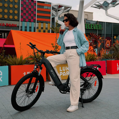 DYU 26 Inch Full Suspension Electric Mountain Bike Sports Fast Aluminum Alloy Frame Electric Fat Tire Bicycle Ebike