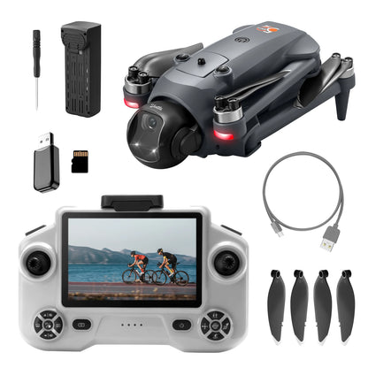 Drone GPS pliable YL059 avec caméra HD FPV, quadricoptère radiocommandé longue portée pour adultes, idéal pour la photographie aérienne en extérieur.