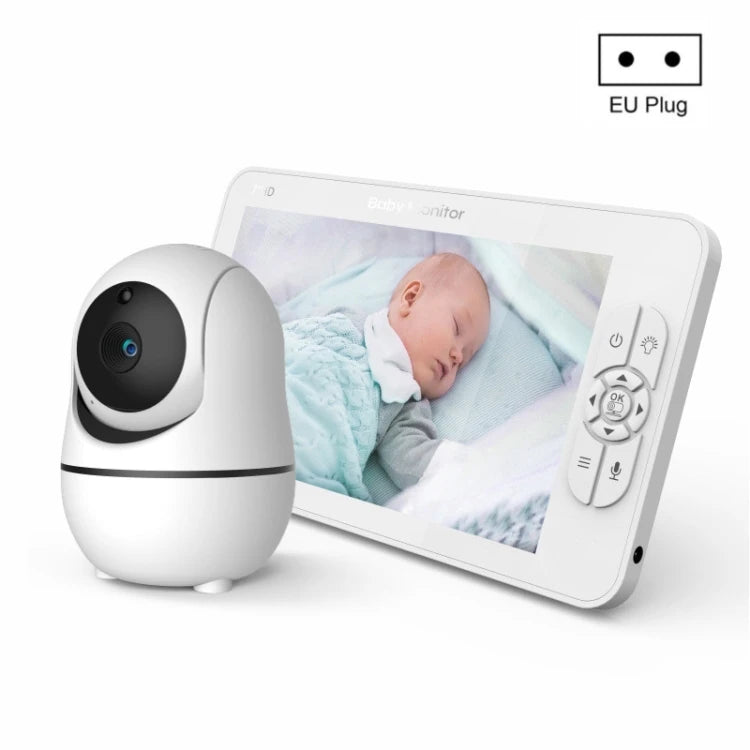 Top Fashion SM70PTZ 7 Inch Screen 2.4GHz Wireless Digital Baby Monitor Auto Night Vision Two-way Voice Intercom IP Camera