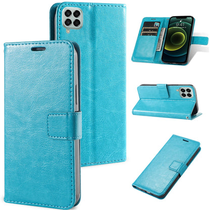 Étui portefeuille classique en cuir pour téléphone Samsung Galaxy A26 A36 5G A56 A16 4G A06 M15 F15 M55 C55 F55 - Accessoires