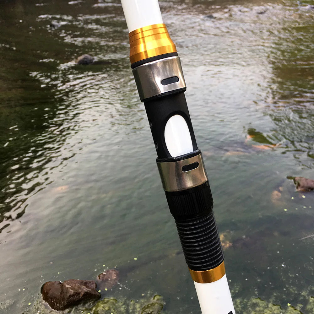 YOUME 2.1M -3.6M Carp Fishing Rod Feeder Hard FRP Carbon Fiber Telescopic Fishing Rod Fishing Pole