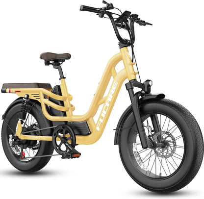 For Fucare CA Stock Free Shipping 750W 32mph Load Electric Mountain Bike for Adults 400LBS Fat Tire 48V 20Ah Battery Full Suspen