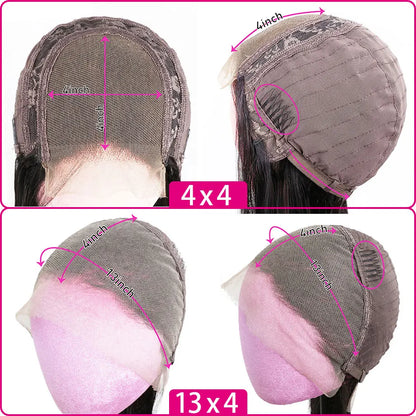 Perruques de cheveux humains en dentelle frontale afro crépus bouclés de densité 220% 4x4 13x4 13x6 Perruque frontale en dentelle Cheveux Humain bouclés 26” 28” 30”