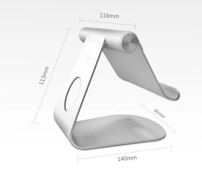 Adjustable Aluminum Tablet Stand Phone Holder Tablet Mount Aluminum Mini Metal Tablet Holder