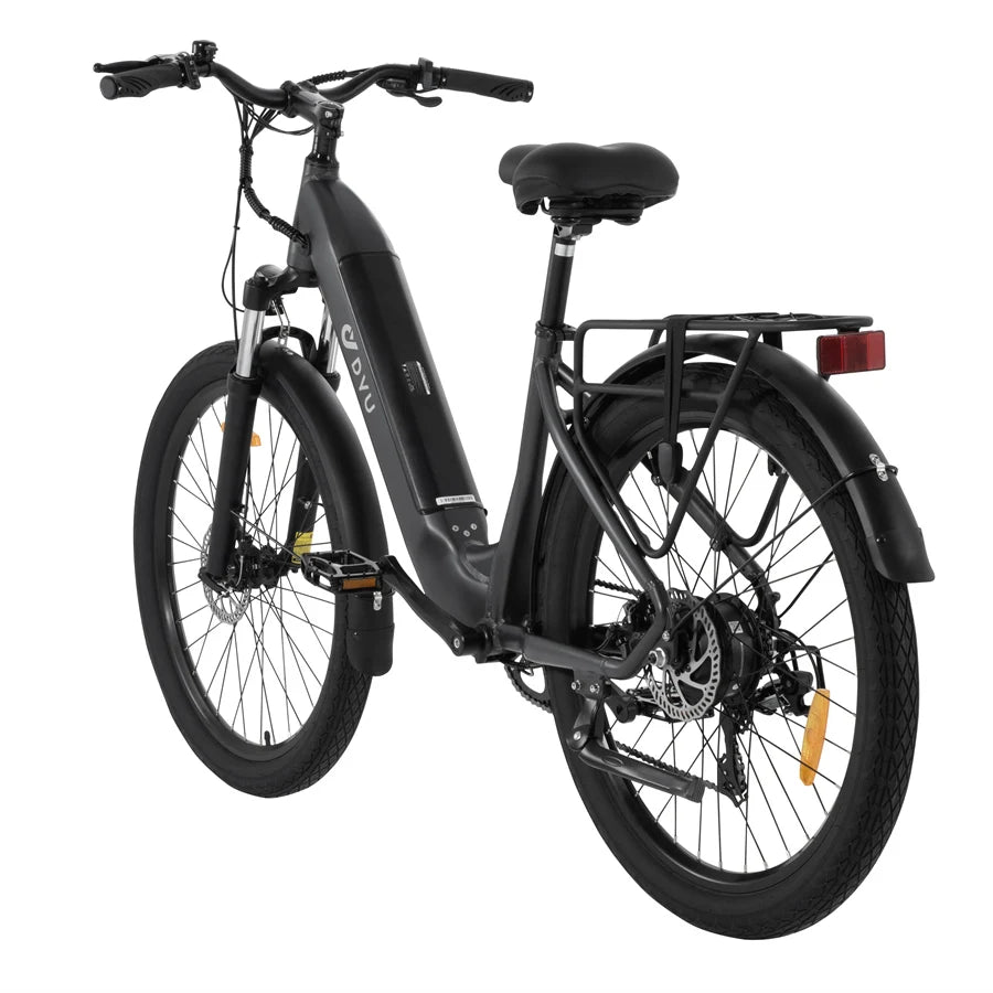 DYU 26 Inch Full Suspension Electric Mountain Bike Sports Fast Aluminum Alloy Frame Electric Fat Tire Bicycle Ebike