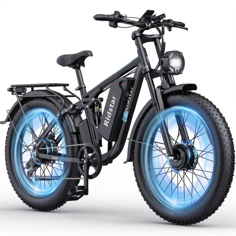 Ridstar E26pro Electric Bicycle 48v 23Ah Dual Motor Custom Logo Ebike Electric Mountain Dirt OEM E Bike Manufacturer for Adults