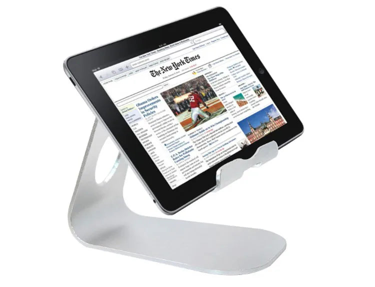 Adjustable Aluminum Tablet Stand Phone Holder Tablet Mount Aluminum Mini Metal Tablet Holder