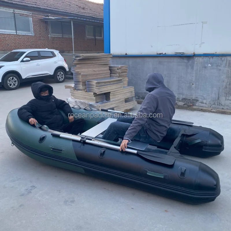 3.8m Inflatable Boat Inflatable Aluminum Floor Boat