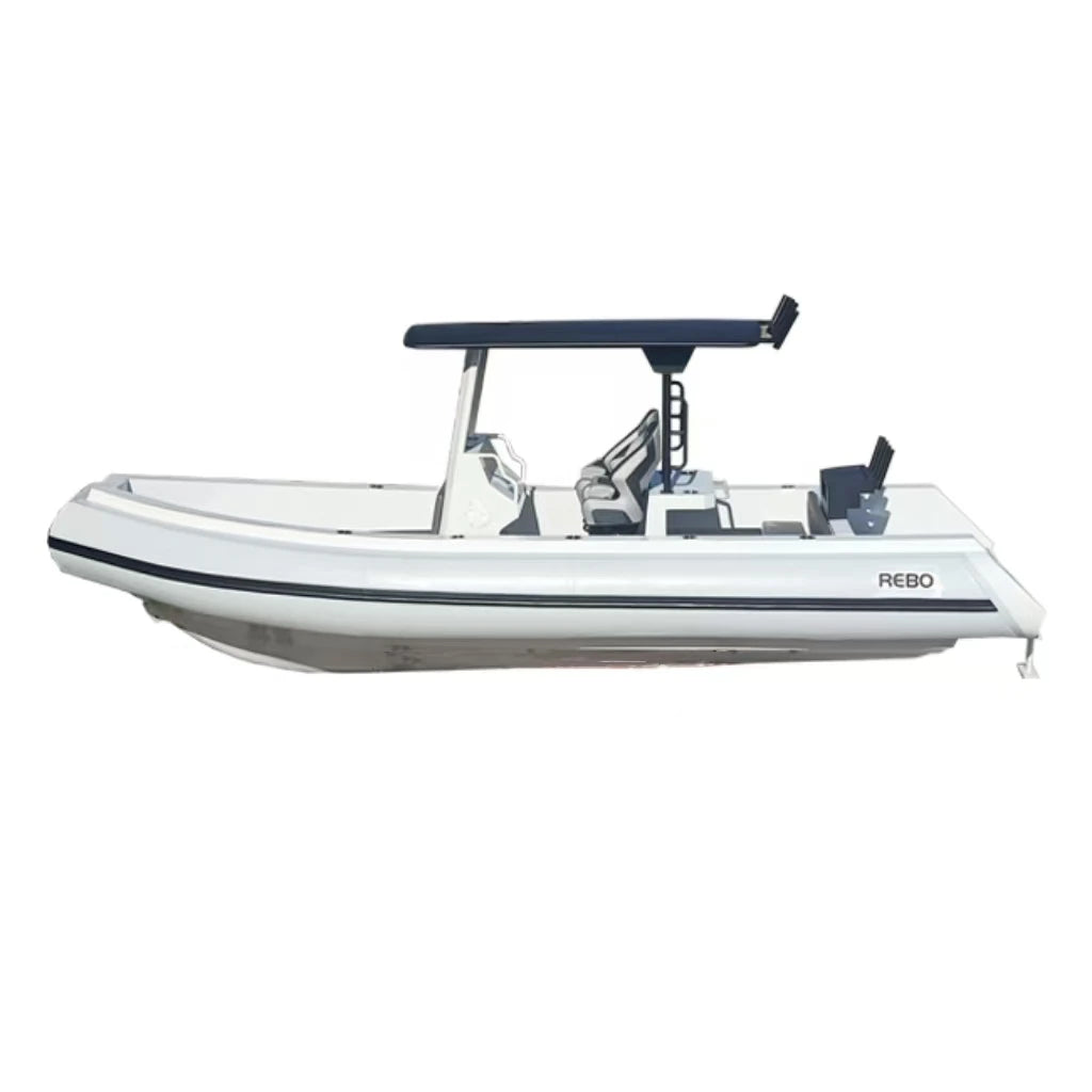 High Speed 700 23ft Aluminum RIB Double Hull Orca/Hypalon/PVC Inflatable Boats Deep Sea Fishing Family Boat